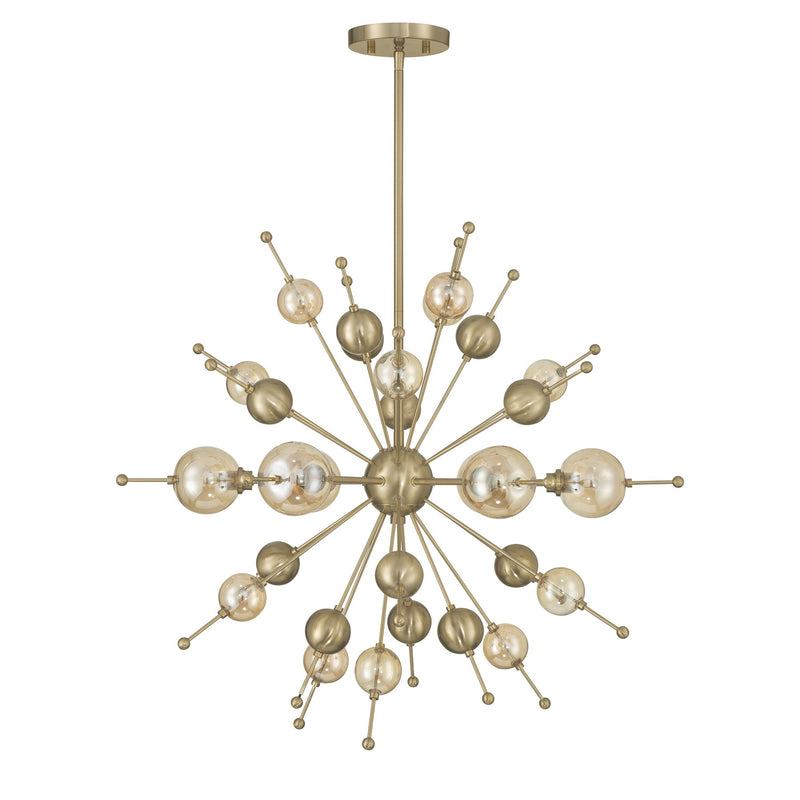 Savoy House 1-2514-6-127 Six Light Chandelier, Noble Brass (2)
