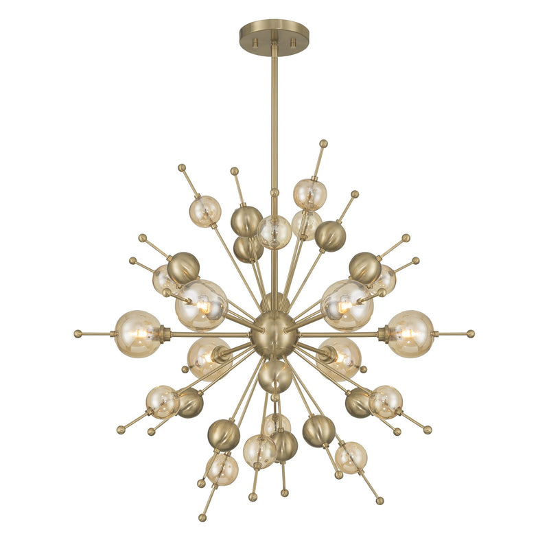 Savoy House 1-2514-6-127 Six Light Chandelier, Noble Brass (3)