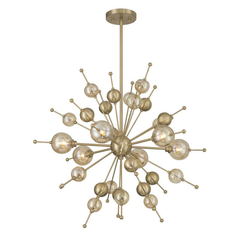 Savoy House 1-2514-6-127 Six Light Chandelier, Noble Brass (5)