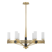 Savoy House 1-2914-6-322 Six Light Chandelier, Warm Brass (2)
