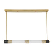 Savoy House 1-2917-1-322 LED Linear Chandelier, Warm Brass (2)
