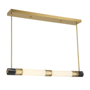 Savoy House 1-2917-1-322 LED Linear Chandelier, Warm Brass (3)