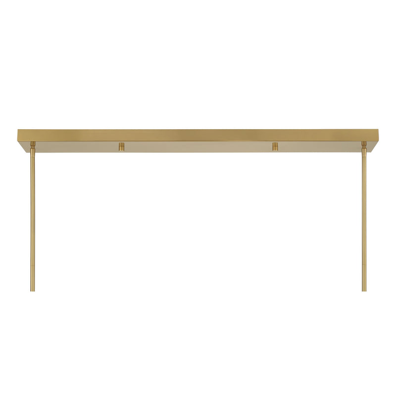 Savoy House 1-2917-1-322 LED Linear Chandelier, Warm Brass (6)
