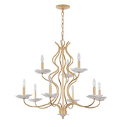 Savoy House 1-2990-9-38 Nine Light Chandelier, Royal Gold (2)