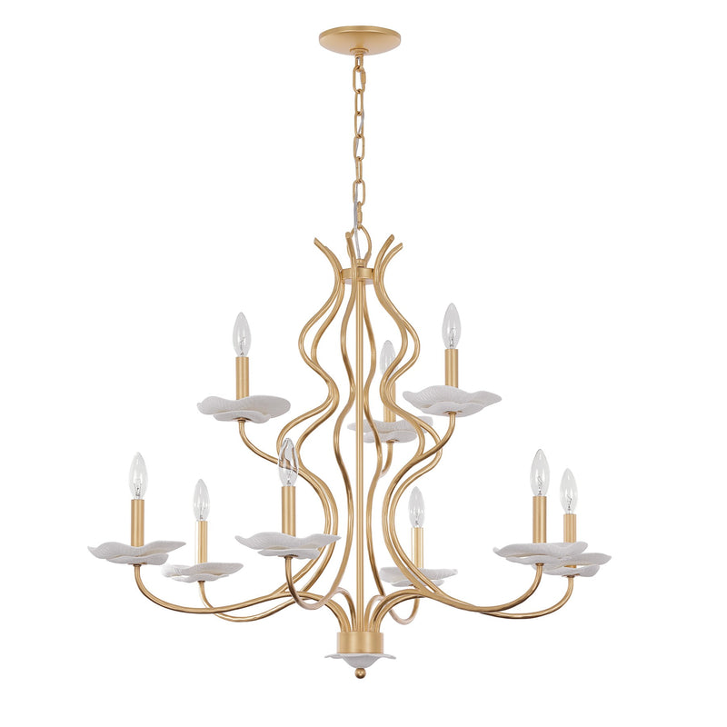 Savoy House 1-2990-9-38 Nine Light Chandelier, Royal Gold (2)