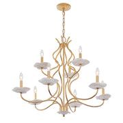 Savoy House 1-2990-9-38 Nine Light Chandelier, Royal Gold (3)