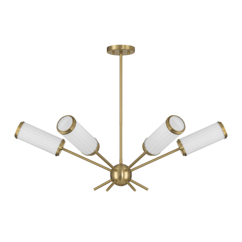 Savoy House 1-3198-6-322 Six Light Chandelier, Warm Brass (2)