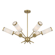 Savoy House 1-3198-6-322 Six Light Chandelier, Warm Brass (3)