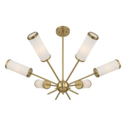 Savoy House 1-3198-6-322 Six Light Chandelier, Warm Brass (4)