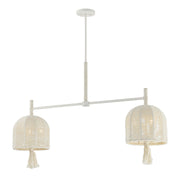 Savoy House 1-3403-6-341 Six Light Chandelier, Cotton (3)