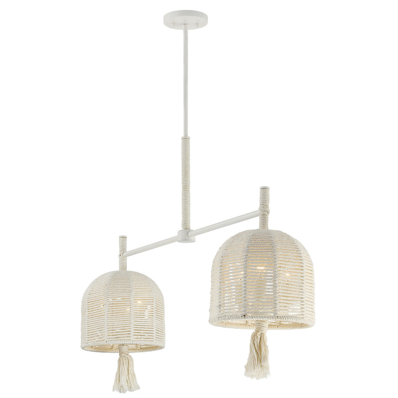 Savoy House 1-3403-6-341 Six Light Chandelier, Cotton (4)