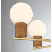 Savoy House 1-4080-6-322 Six Light Chandelier, Warm Brass (6)
