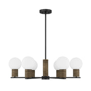 Savoy House 1-4080-6-89 Six Light Chandelier, Matte Black (2)