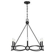 Savoy House 1-4101-6-89 Six Light Chandelier, Matte Black (5)