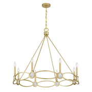 Savoy House 1-4102-8-328 Eight Light Chandelier, Spun Gold (3)