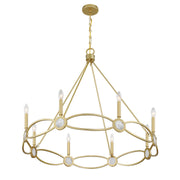 Savoy House 1-4102-8-328 Eight Light Chandelier, Spun Gold (4)