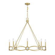 Savoy House 1-4102-8-328 Eight Light Chandelier, Spun Gold (5)
