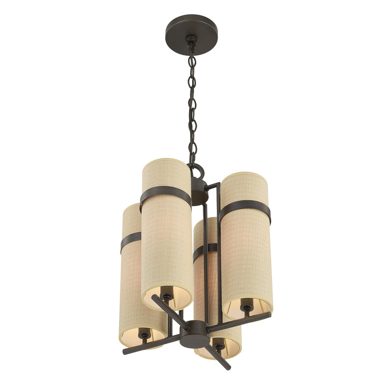 Savoy House 1-4561-4-15 Four Light Chandelier, Mediterranean Bronze (4)