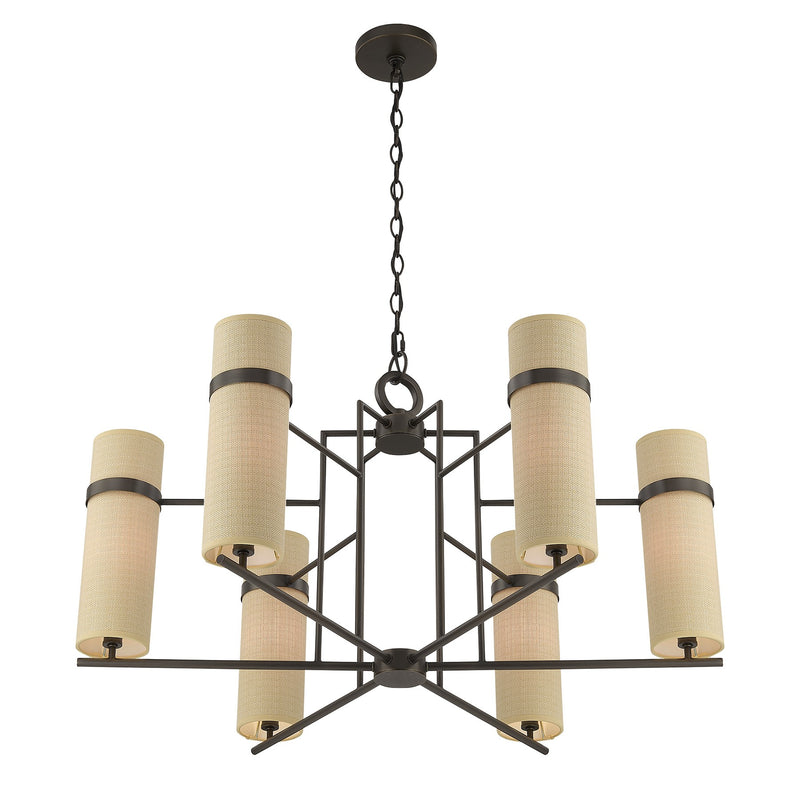 Savoy House 1-4562-6-15 Six Light Chandelier, Mediterranean Bronze (4)