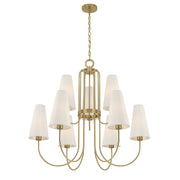 Savoy House 1-4701-9-322 Nine Light Chandelier, Warm Brass (3)