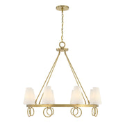Savoy House 1-4702-8-322 Eight Light Chandelier, Warm Brass (5)