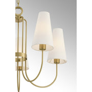 Savoy House 1-4703-5-322 Five Light Chandelier, Warm Brass (6)