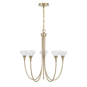 Savoy House 1-5082-5-127 Five Light Chandelier, Noble Brass (2)