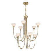 Savoy House 1-5083-10-127 Ten Light Chandelier, Noble Brass (5)