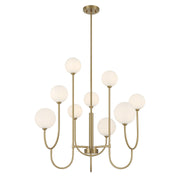 Savoy House 1-5980-9-127 Nine Light Chandelier, Noble Brass (3)