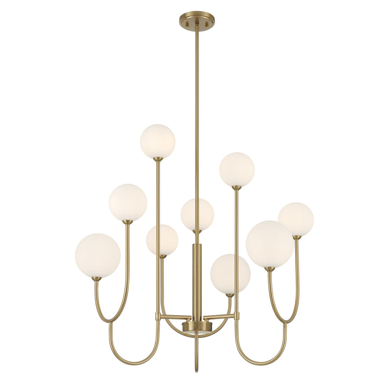 Savoy House 1-5980-9-127 Nine Light Chandelier, Noble Brass (3)