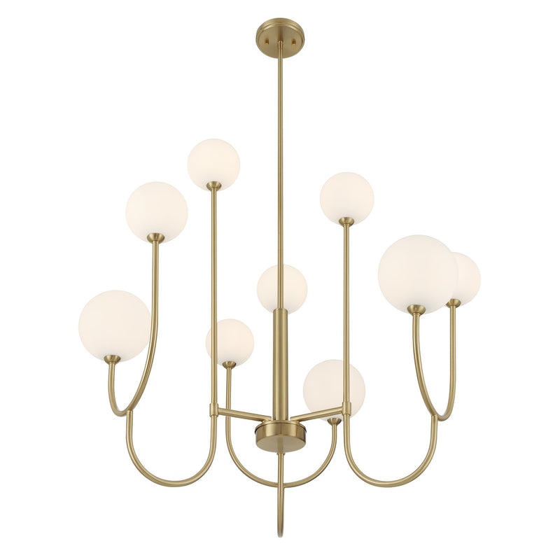Savoy House 1-5980-9-127 Nine Light Chandelier, Noble Brass (4)
