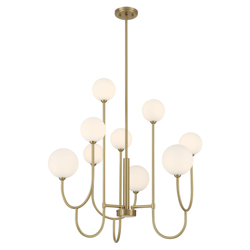 Savoy House 1-5980-9-127 Nine Light Chandelier, Noble Brass (5)