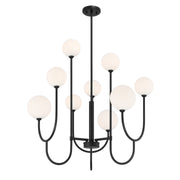 Savoy House 1-5980-9-89 Nine Light Chandelier, Matte Black (3)