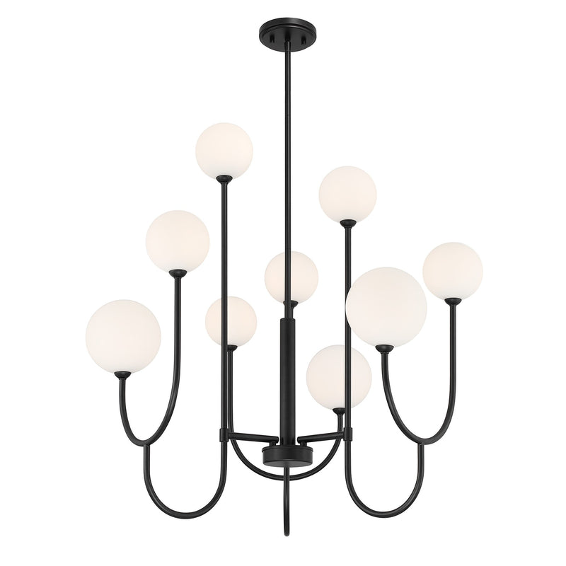 Savoy House 1-5980-9-89 Nine Light Chandelier, Matte Black (3)