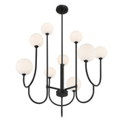 Savoy House 1-5980-9-89 Nine Light Chandelier, Matte Black (4)