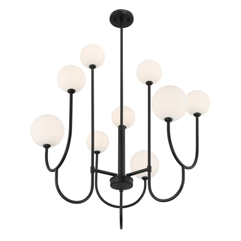 Savoy House 1-5980-9-89 Nine Light Chandelier, Matte Black (4)