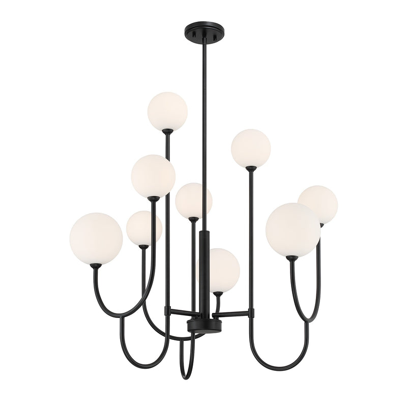 Savoy House 1-5980-9-89 Nine Light Chandelier, Matte Black (5)
