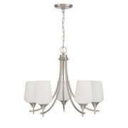 Savoy House 1-6032-5-SN Five Light Chandelier, Satin Nickel (2)