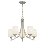 Savoy House 1-6032-5-SN Five Light Chandelier, Satin Nickel (3)