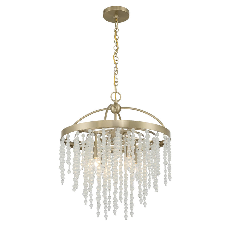 Savoy House 1-6450-4-127 Four Light Chandelier, Noble Brass (2)