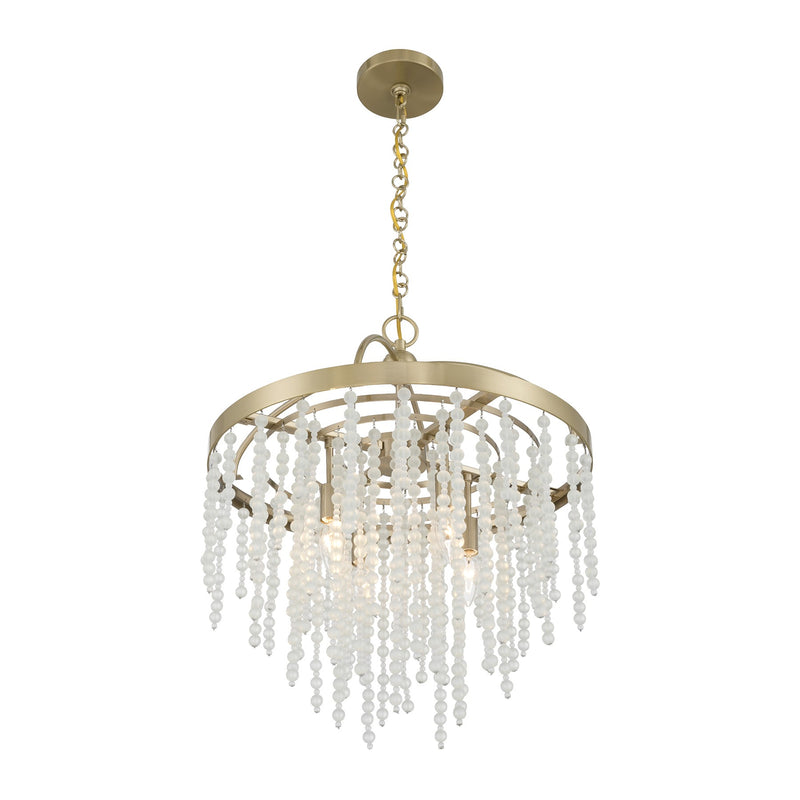 Savoy House 1-6450-4-127 Four Light Chandelier, Noble Brass (4)