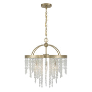 Savoy House 1-6450-4-127 Four Light Chandelier, Noble Brass (5)