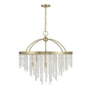 Savoy House 1-6451-8-127 Eight Light Chandelier, Noble Brass (2)