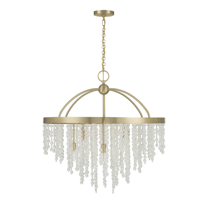Savoy House 1-6451-8-127 Eight Light Chandelier, Noble Brass (2)
