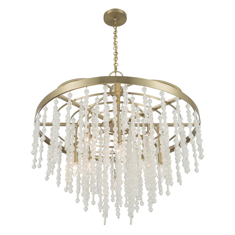 Savoy House 1-6451-8-127 Eight Light Chandelier, Noble Brass (4)