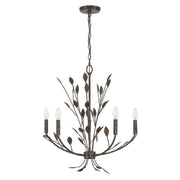Savoy House 1-6706-5-334 Five Light Chandelier, Enchanted Bronze (2)