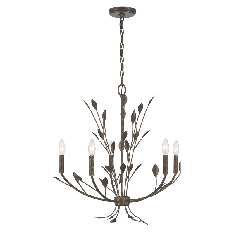 Savoy House 1-6706-5-334 Five Light Chandelier, Enchanted Bronze (6)