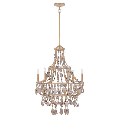 Savoy House 1-8403-6-342 Six Light Chandelier, Chandon (2)