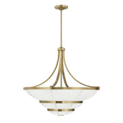 Savoy House 1-9152-4-322 Four Light Chandelier, Warm Brass (2)