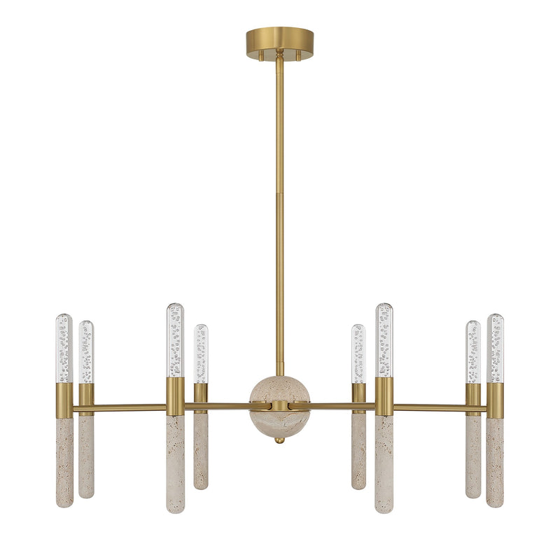 Savoy House 1-9716-8-322 LED Chandelier, Warm Brass (2)